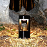 Lampadaire Extérieur Led Noir Hexagonal - Clowas.fr